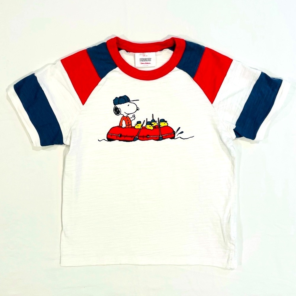 Hanna Andersson Snoopy Tee Boys 6-7 120 cm Woodstock Beagle Scouts T-Shirt USA